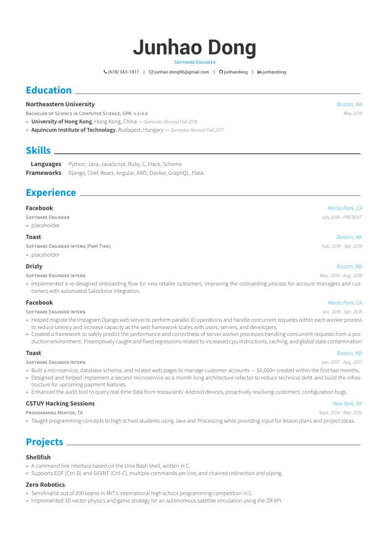 Resume Template 3